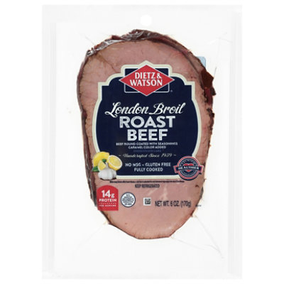 Dietz & Watson Beef Roast Pre Sliced London Broil - 6 Oz - Image 2