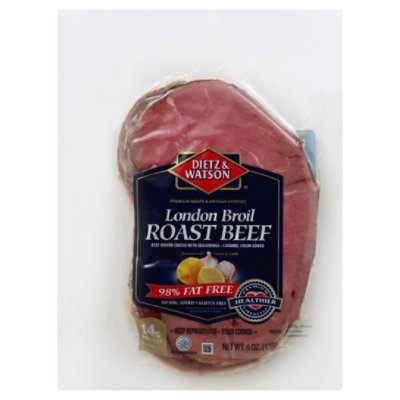 Dietz & Watson Beef Roast Pre Sliced London Broil - 6 Oz - Image 1