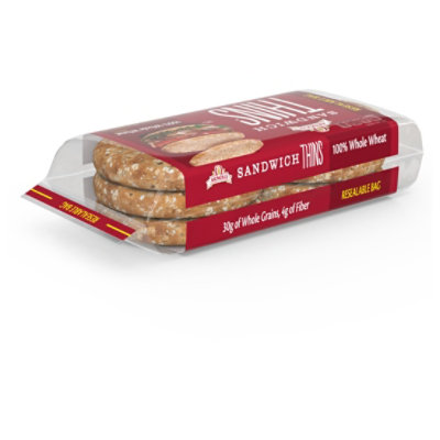 Arnold 100% Whole Wheat Sandwich Thins - 12 Oz - Image 4