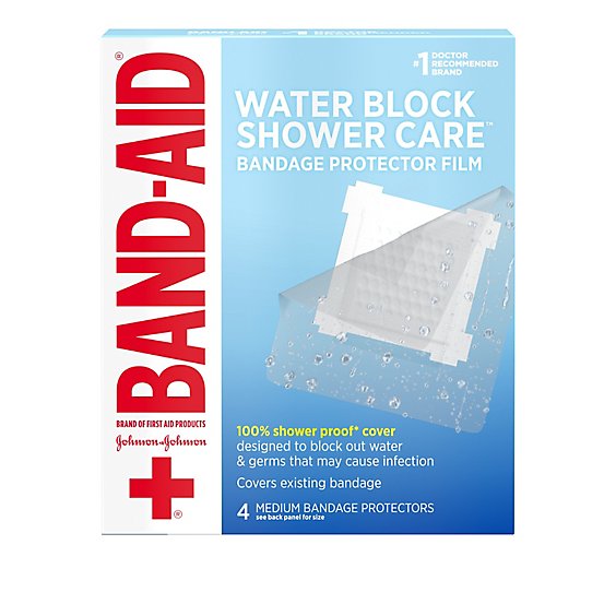 BAND-AID Shwr Care Bandages - 4 Count