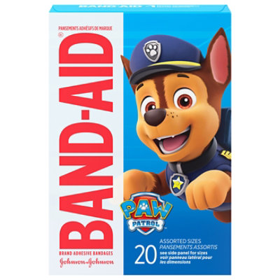 Bandaid Nickelodeon Paw Patrol - 20 Count
