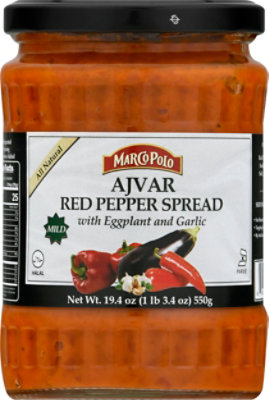 Marco Polo Ajvar Sprd Mild Eggplnt Grlc - 19.3 Oz - Image 2