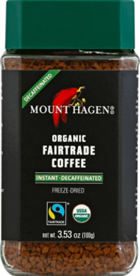 Mount Hagen Coffee Instant Jar Decaf - 3.53 Oz - Image 2