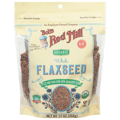 Bob's Red Mill Organic Gluten Free Whole Flaxseed - 13 Oz - Image 2