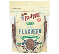 Bobs Red Mill Organic Flaxseed Whole - 13 Oz