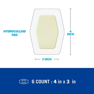 Nexcare Waterproof Hydrocolloid Pads - 6 Count - Image 4