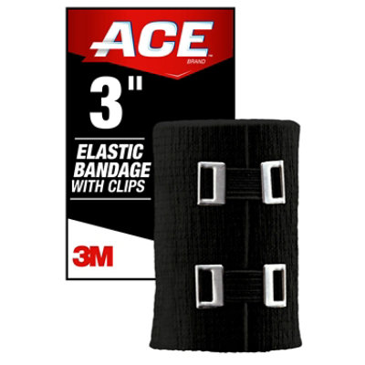 ACE Elastic Bandage 1.7yds Black - Each - Image 1