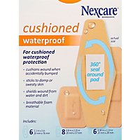 3M Nexcare Bandages Waterproof Cushioned Assortd - 20 Count - Image 4