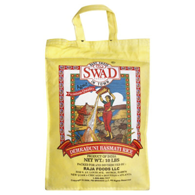 Swad Rice Basmati - 10 Lb - Image 1