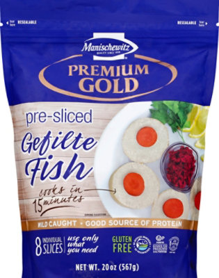 Manischewitz Gefilte Fish Pre Sliced 8 Count - 20 Oz - Image 2