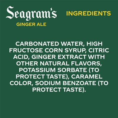Seagrams Soda Pop Ginger Ale - 20 Fl. Oz. - Image 5