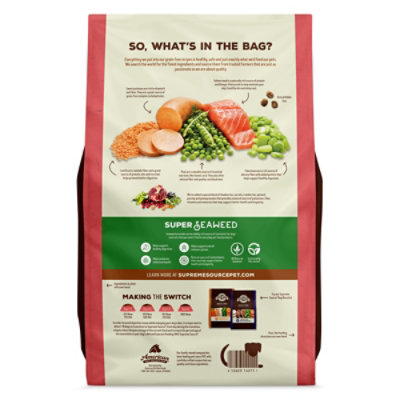 Supreme Source Dog Food Grain Free Natural Salmon Meal And Sweet Potato Recipe Bag - 5 Lb - Image 3