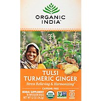 Organic India Tea Turmeric Ginger - 18 Count - Image 1