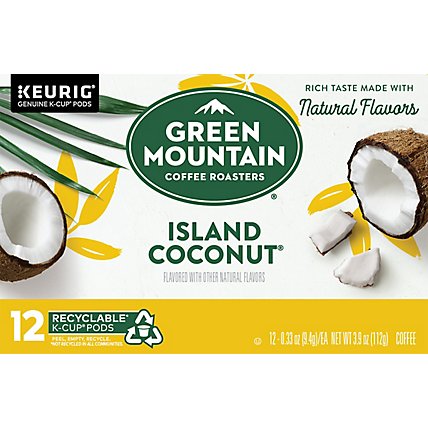 Green Mountain Island Coconut K-Cup Pods - 12 Count - Image 2