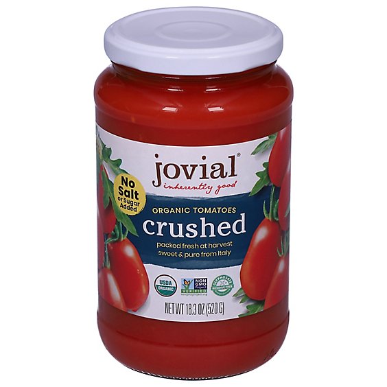 Jovial Tomato Crushed Org - 18.3 Oz