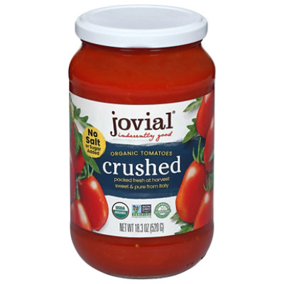 Jovial Tomato Crushed Org - 18.3 Oz
