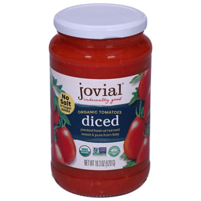 Jovial Tomato Diced Org - 18.3 Oz - Image 3