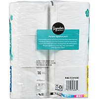 Signature Care Bathroom Tissue Premium Softly Mega Roll 2-Ply Wrapper - 6 Roll - Image 4
