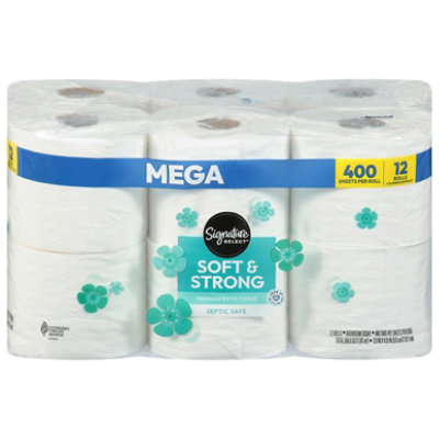 Signature Select Bath Tissue Soft And Strong Mega - 12 Count - Image 3