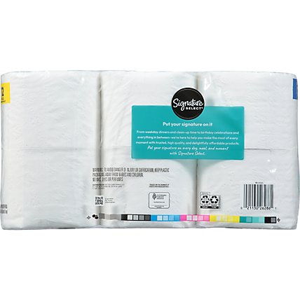 Signature Care Bathroom Tissue Premium Softly Mega Roll 2-Ply Wrapper - 12 Roll - Image 4
