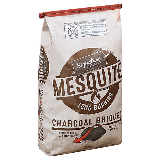 Signature Select Charcoal Briquets Mesquite - 14.6 Lb