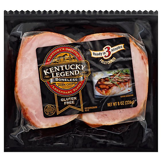 Kentucky Legend Smoked Boneless Pork Chops - .5 Lb