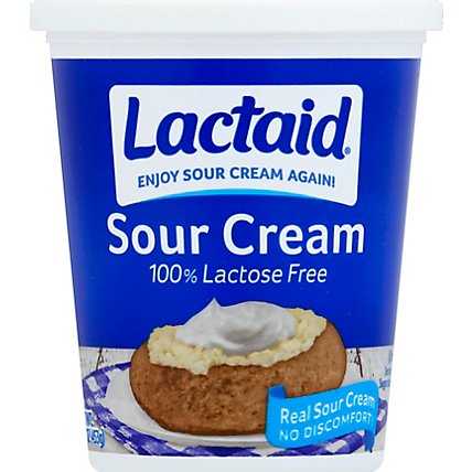 Lactaid 100% Lactose Free Sour Cream - 16 Oz - Image 1