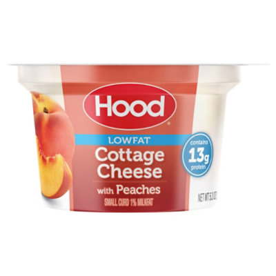 Hood Low Fat Cottage Cheese With Peaches Single Serve - 5.3 Oz - Image 3