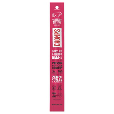 Chomps Beef Stick Cranberry Habanero Hot - 1.15 Oz - tomthumb