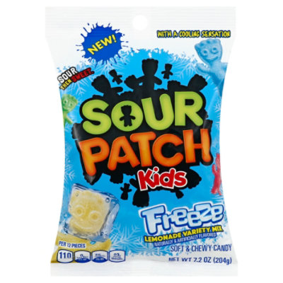 Sour Patch Kids Candy Soft & Chewy Freeze Lemonade Bag - 7.2 Oz