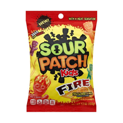 Sour Patch Kids Candy Soft & Chewy Fire Fruit Variety Mix Bag - 7.2 Oz