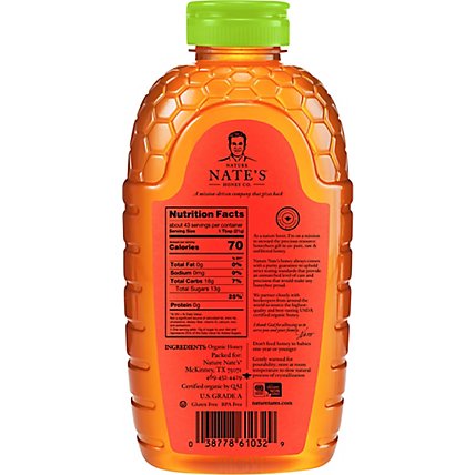Nature Nate’s Organic Raw & Unfiltered Honey - 32 oz - Image 6