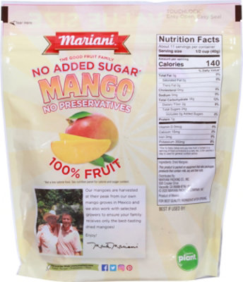Mariani Dried Mango - 16 Oz - Image 6