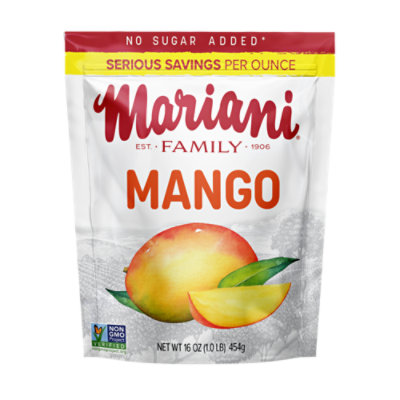 Mariani Dried Mango - 16 Oz - Image 1