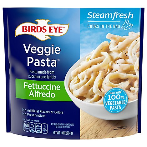 Birds Eye Veggie Made Vegetable Pasta Fettuccini Alfredo - 10 Oz