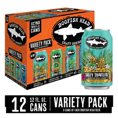 Dogfish Head Seasonal Variety Pack Beer Cans - 12-12 Fl. Oz. - Image 1