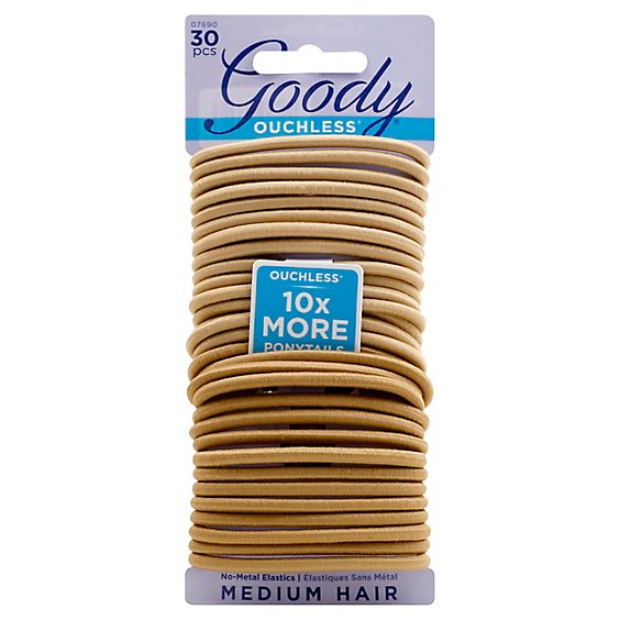 Goody Ouchless 4mm Elastics Blnd 30c 07690 - 1 Each