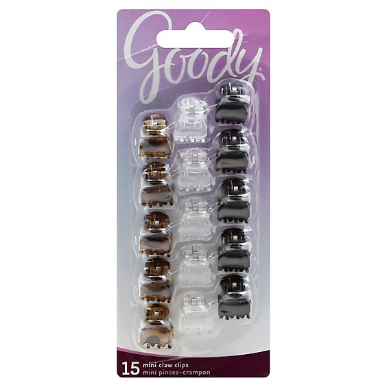 Goody Claw Clips Mini - 15 Count