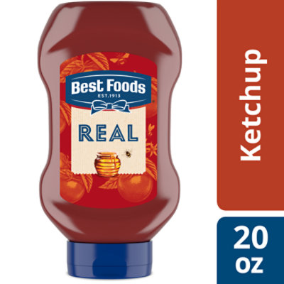 Best Foods Sweetened Only With Honey Real Ketchup - 20 Oz