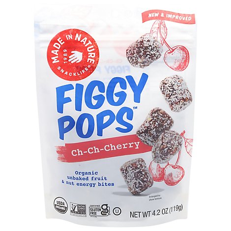 Made In Nature Organic Ch Ch Cherry Figgy Pops - 4.2 Oz.