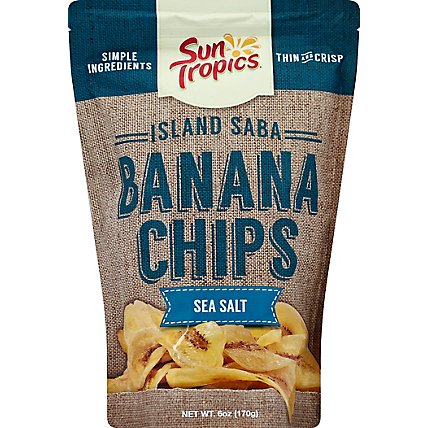 Sun Tropics Island Saba Banana Chip Sea Salt - 6 Oz - Image 2