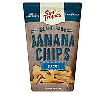 Sun Tropics Island Saba Banana Chip Sea Salt - 6 Oz
