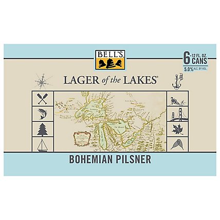 Bells Lager Of The Lakes Cans - 6-12 Fl. Oz. - Image 1