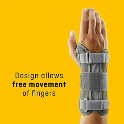 Futuro Adjustable Deluxe Right Hand Wrist Stabilizer Grey - Each - Image 4