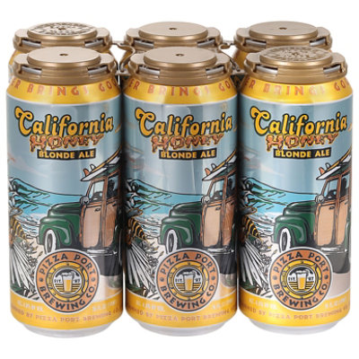 Pizza Port California Honey Blonde Ale Cans - 6-16 Oz - Image 1