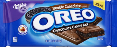 Milka Candy Bar Chocolate Oreo Double Chocolate Wrapper - 3.52 Oz - Image 2