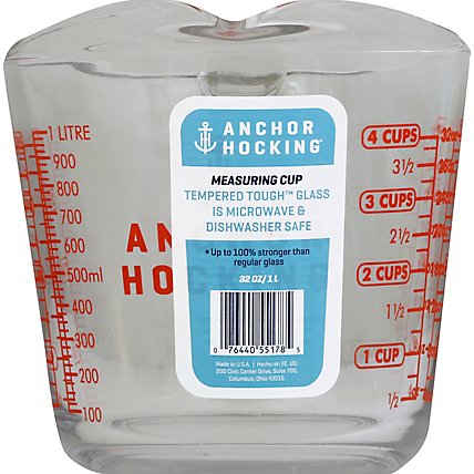 Anchor Hocking 32 Oz Measuring Cup - Each - Image 2