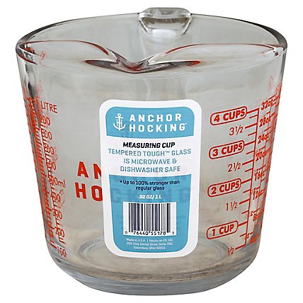 Anchor Hocking 32 Oz Measuring Cup - Each - Image 1