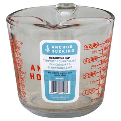 8 oz Glass Measuring Cup - Anchor - Jar Store