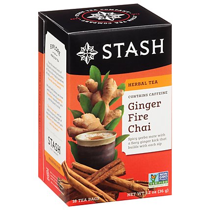 Stash Tea Ginger Fire - 18 Count - Image 1
